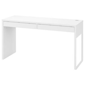 MICKE Desk - white 55 7/8x19 5/8 "