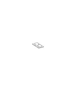 Close-up image of IKEA Replacement Part 104663 – metal bracket compatible with MICKE desk