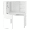 micke corner workstation white ikea desk