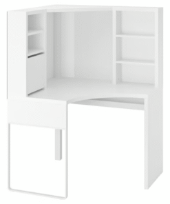 micke corner workstation white ikea desk