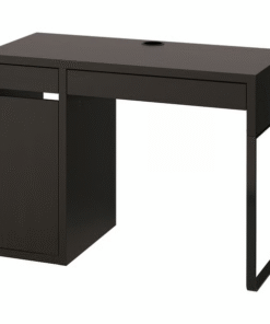 Black IKEA MICKE Desk – Compact Desk with Drawer for Small Spaces