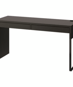MICKE desk – IKEA black-brown desk with drawer and cable outlet