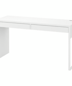 ikea white desk – minimalist study desk for bedroom and office