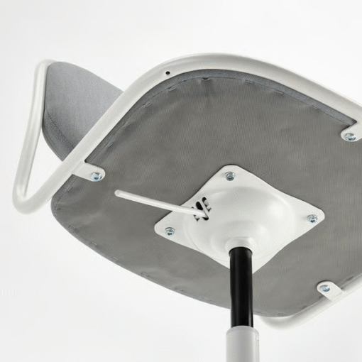 ÖRFJÄLL White and Light Gray Swivel Desk Chair – Ergonomic Office Chair with Wheels | IKEA - Image 10